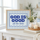 God Is Good Scripture Print Artwork