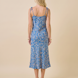 Golden Hour Floral Midi Dress
