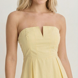 Golden Hour Strapless Midi Dress (detail view 6)