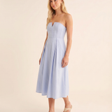 Golden Hour Strapless Midi Dress (detail view 4)