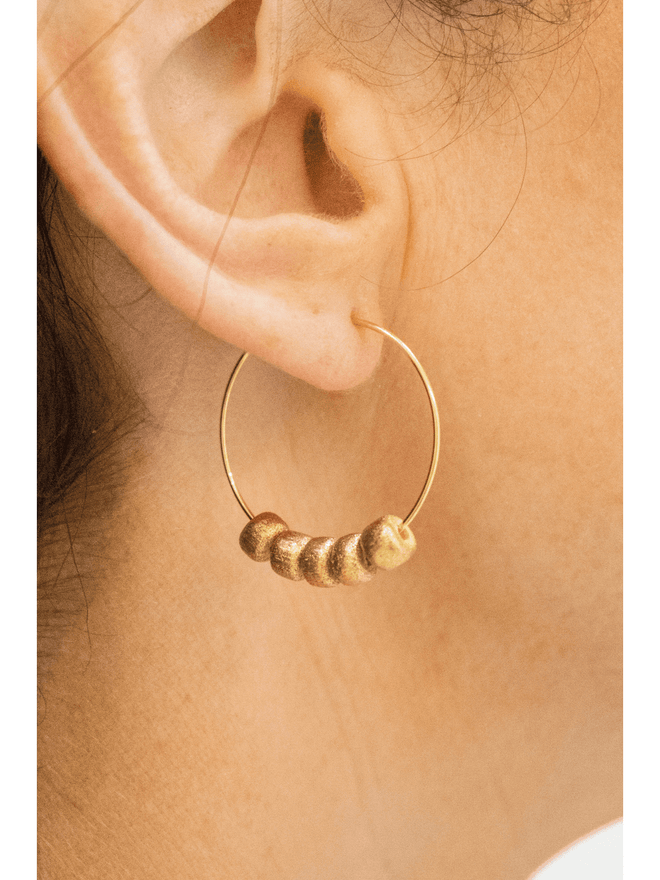 Golden Sands Earrings- Handmade by MSC