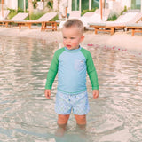 Golf Print Swim Trunks