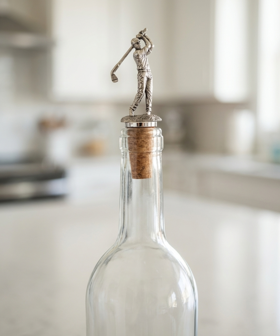 Golfer Bottle Stopper