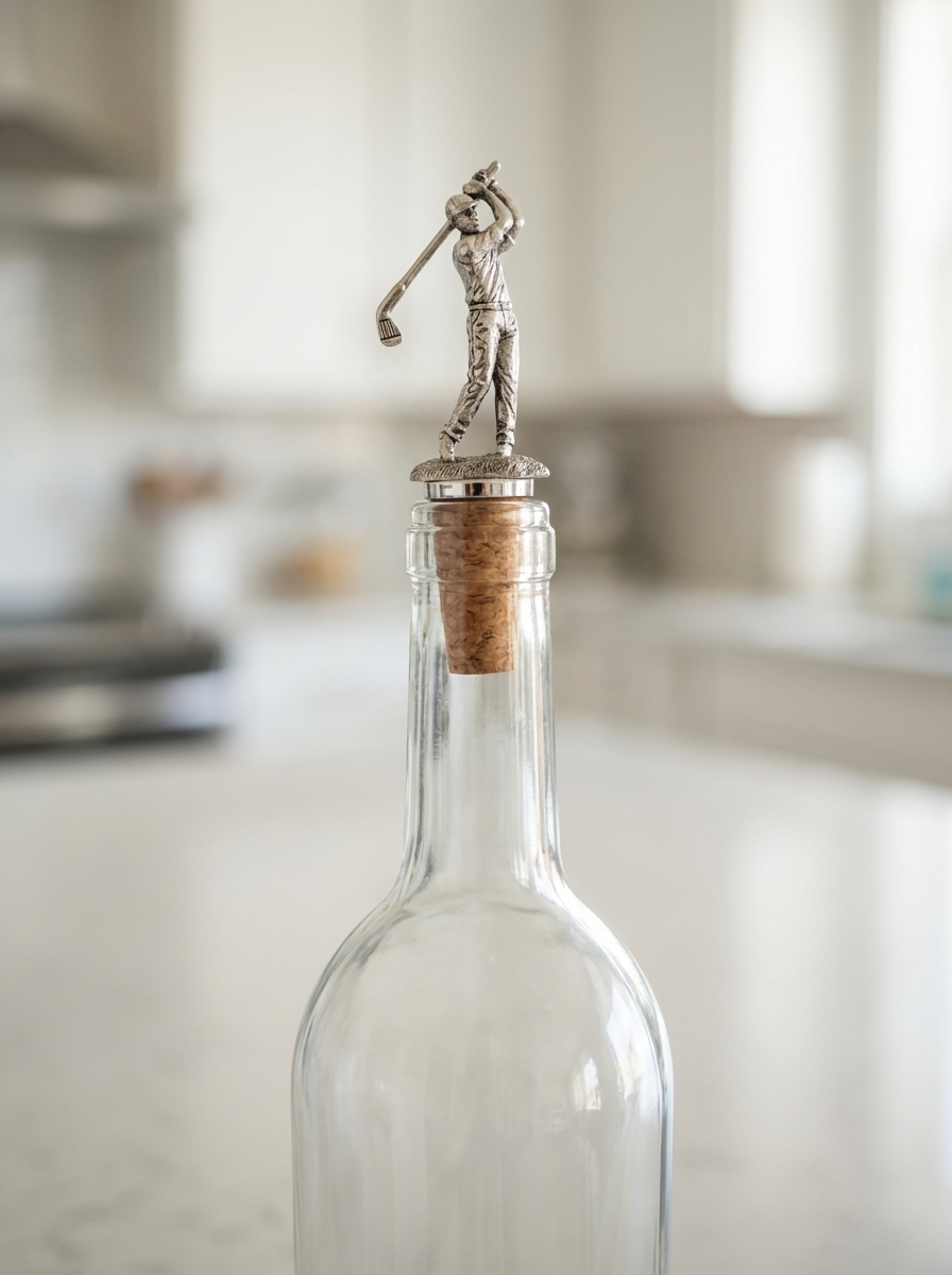 Golfer Bottle Stopper