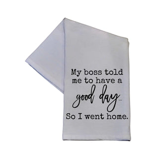 Good Day Tea Towel