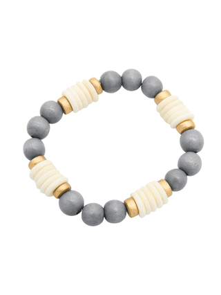 Gray Shell Island Bracelet