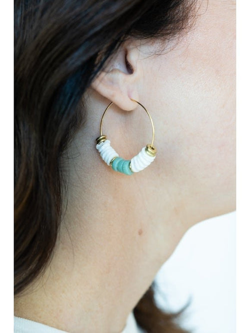 Sandbar Earrings- Handmade by MSC