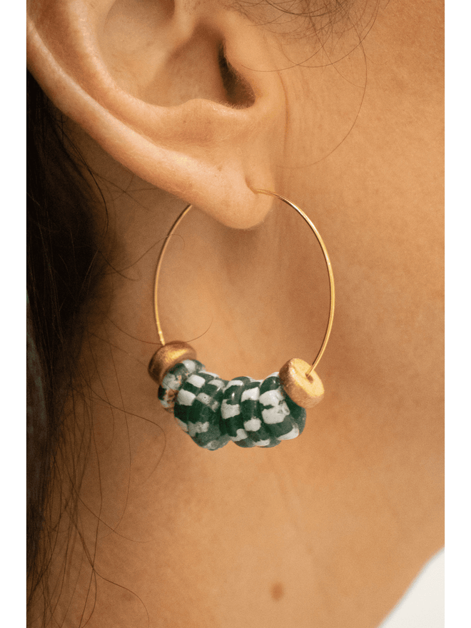 Gulf Stream Earrings- Handmade by MSC