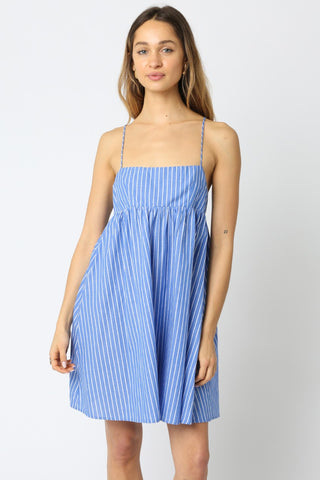 Stripe Babydoll Dress