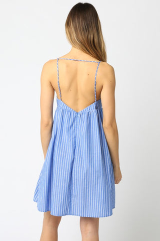 Stripe Babydoll Dress