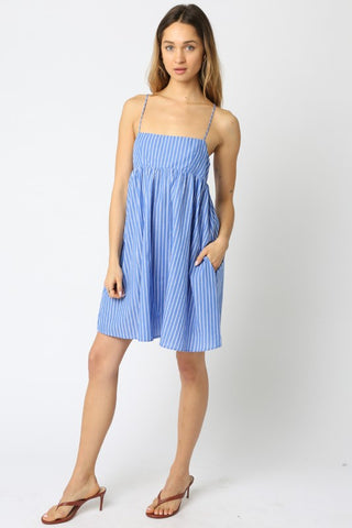 Stripe Babydoll Dress