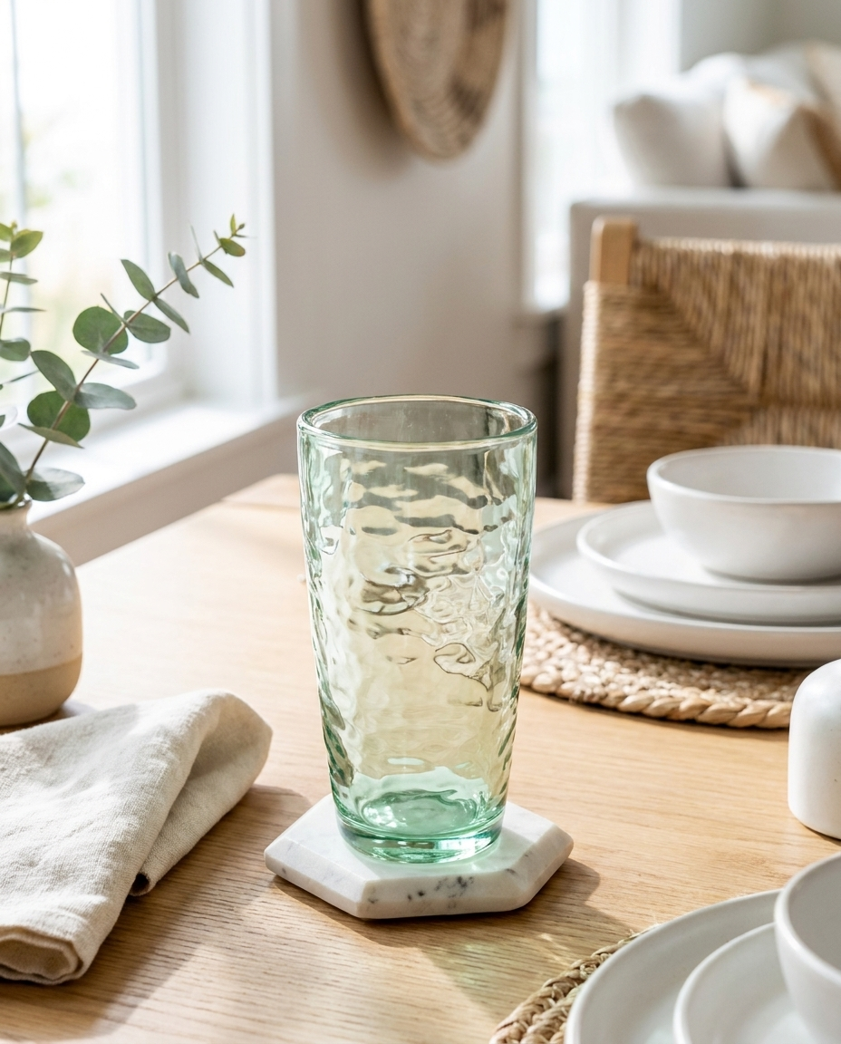 Hammered Glass Look Melamine Tumbler – Coastal Outdoor Melamine Tumbler