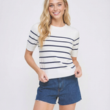 Harbor Stripe Knit Top