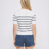 Harbor Stripe Knit Top (detail view 4)