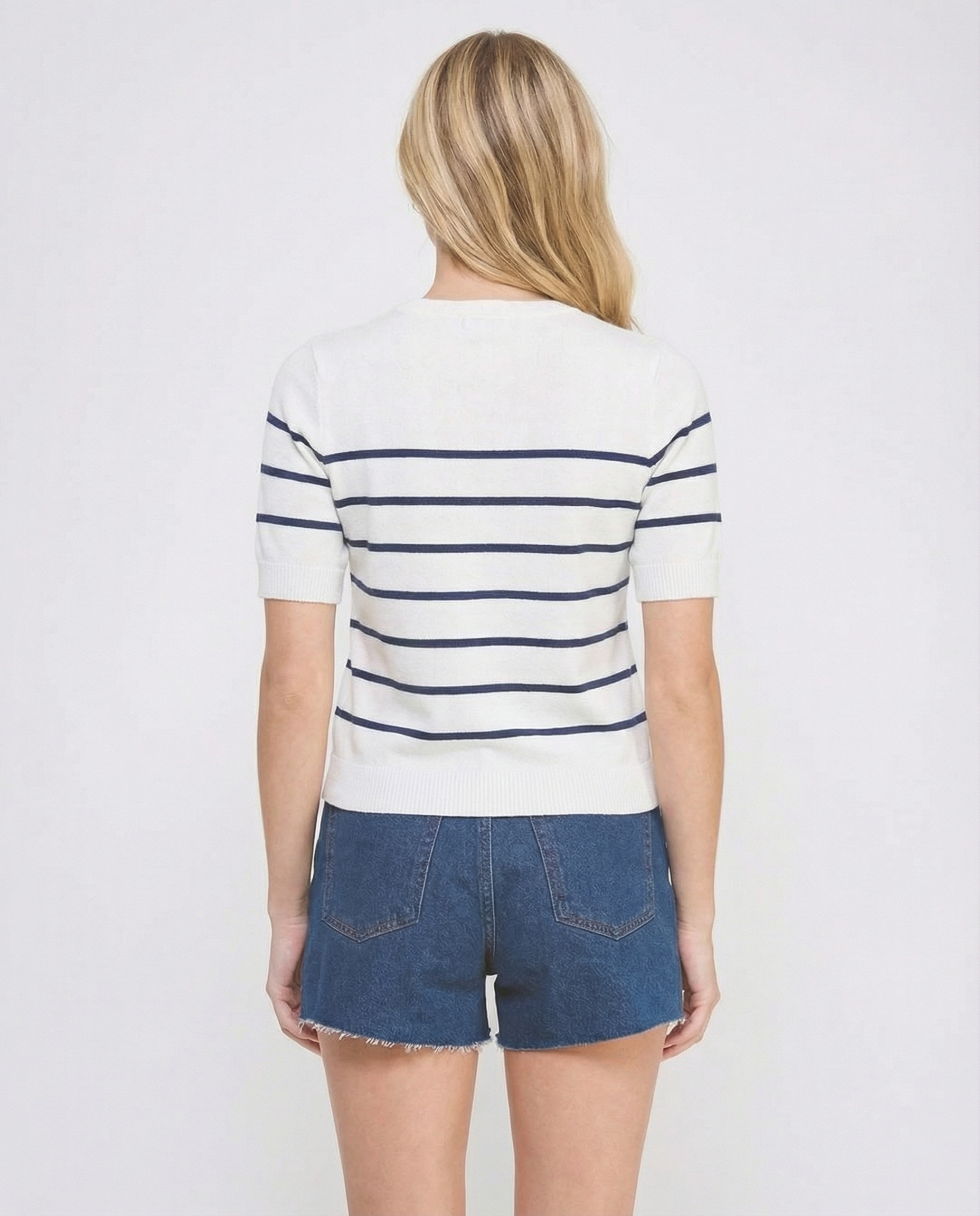 Harbor Stripe Knit Top (detail view 4)