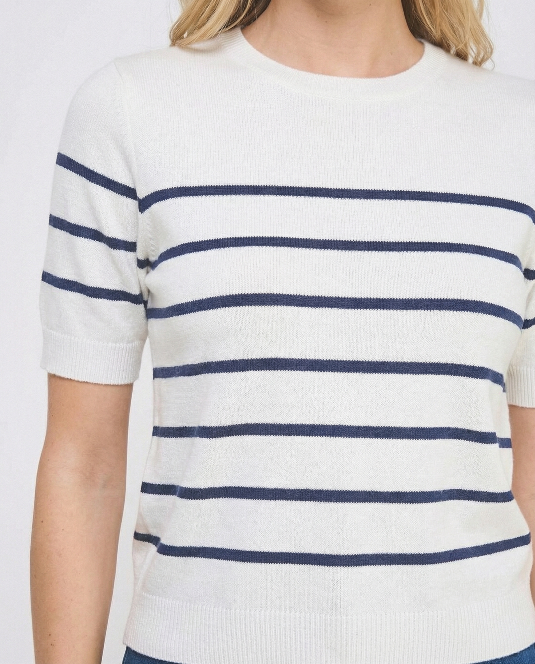 Harbor Stripe Knit Top (detail view 3)