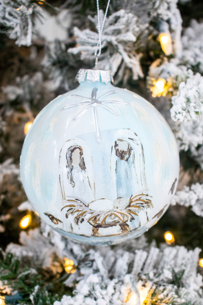 Holy Family Ball Ornament