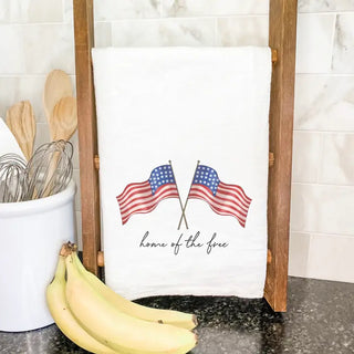 Home of the Free Tea Towel