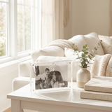 Horizontal Layered Cross Acrylic Frame