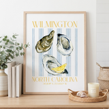 Wilmington, NC Oyster Art Print