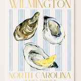 Wilmington, NC Oyster Art Print