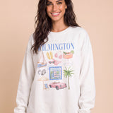Wilmington NC Oversized Graphic Sweatshirt