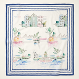 I Love Charleston Scarf – Charleston SC Souvenir Silk Scarf Gift (detail view 3)
