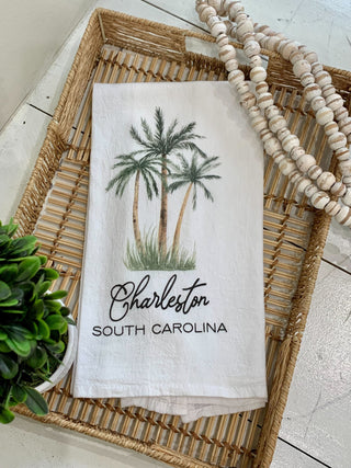 Palm Tree Tea Towel