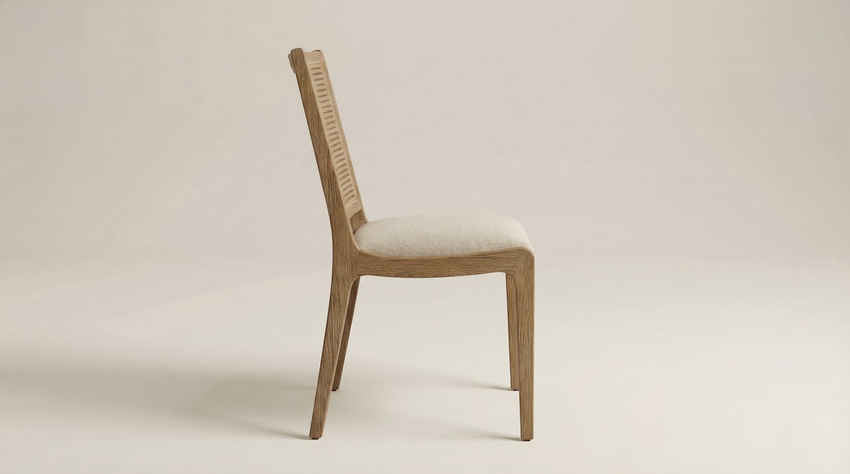 Interweave Dining Chair – Cane Back Coastal Dining Chair (detail view 2)