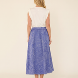 Isla Button Front Midi Skirt