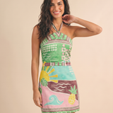Isla Tropic Mini Dress