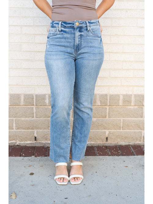 Kelsey High Rise Fab Ankle Jeans