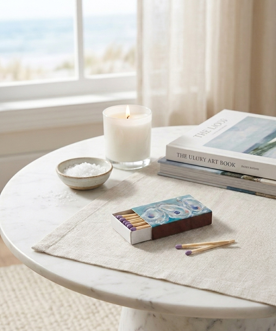 Kim Hovell Oyster Tabletop Matches