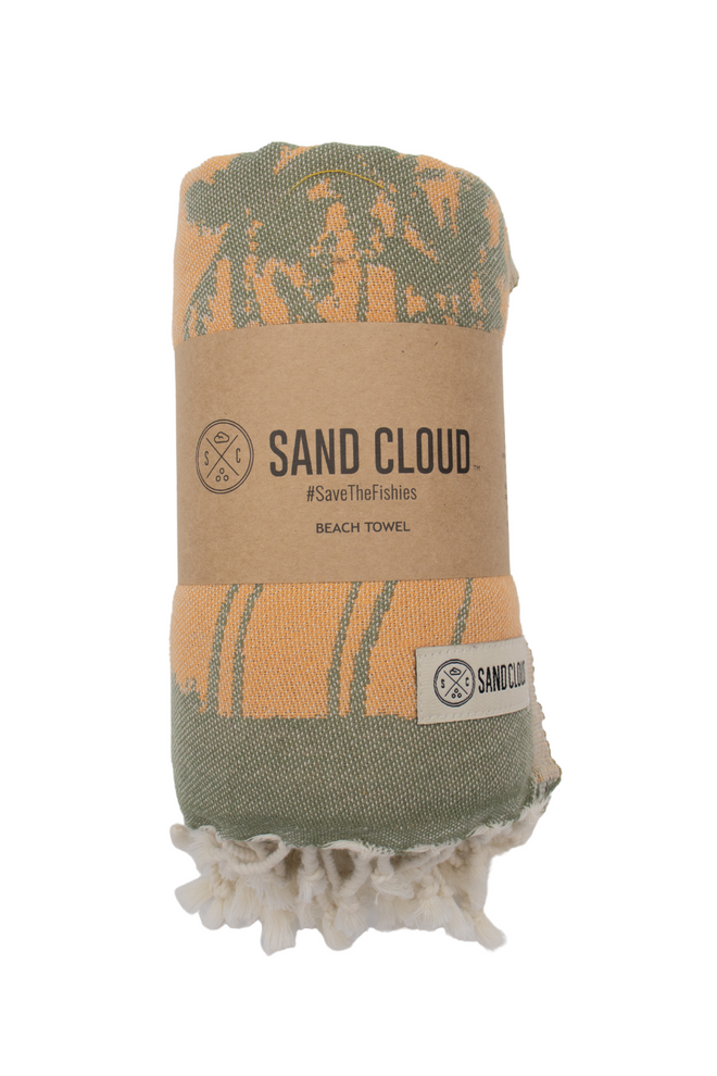 Laguna Zipper Pocket Sand Cloud Towel
