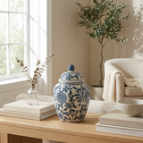 Large Decorative Ceramic Ginger Jar