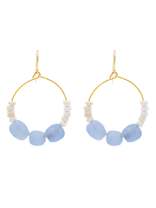 Light Blue Sea Coast Earrings