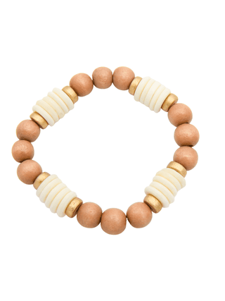 Orange Shell Island Bracelet