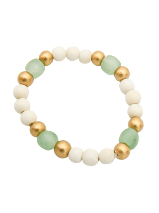 Light Green Waves Bracelet