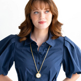 Susan Shaw | 24k Gold | Flower Necklace