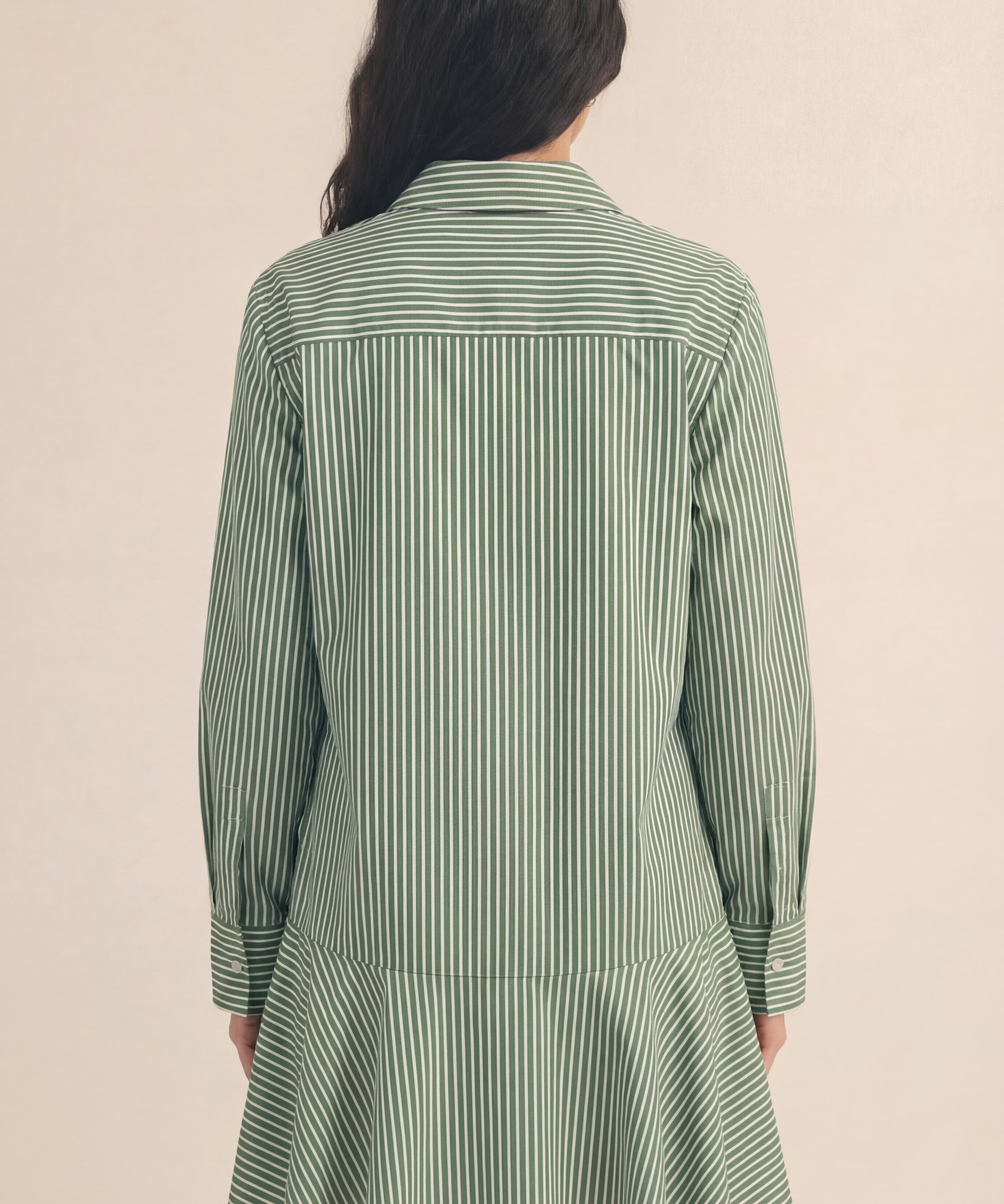 Long Sleeve Striped Mini Dress (detail view 2)