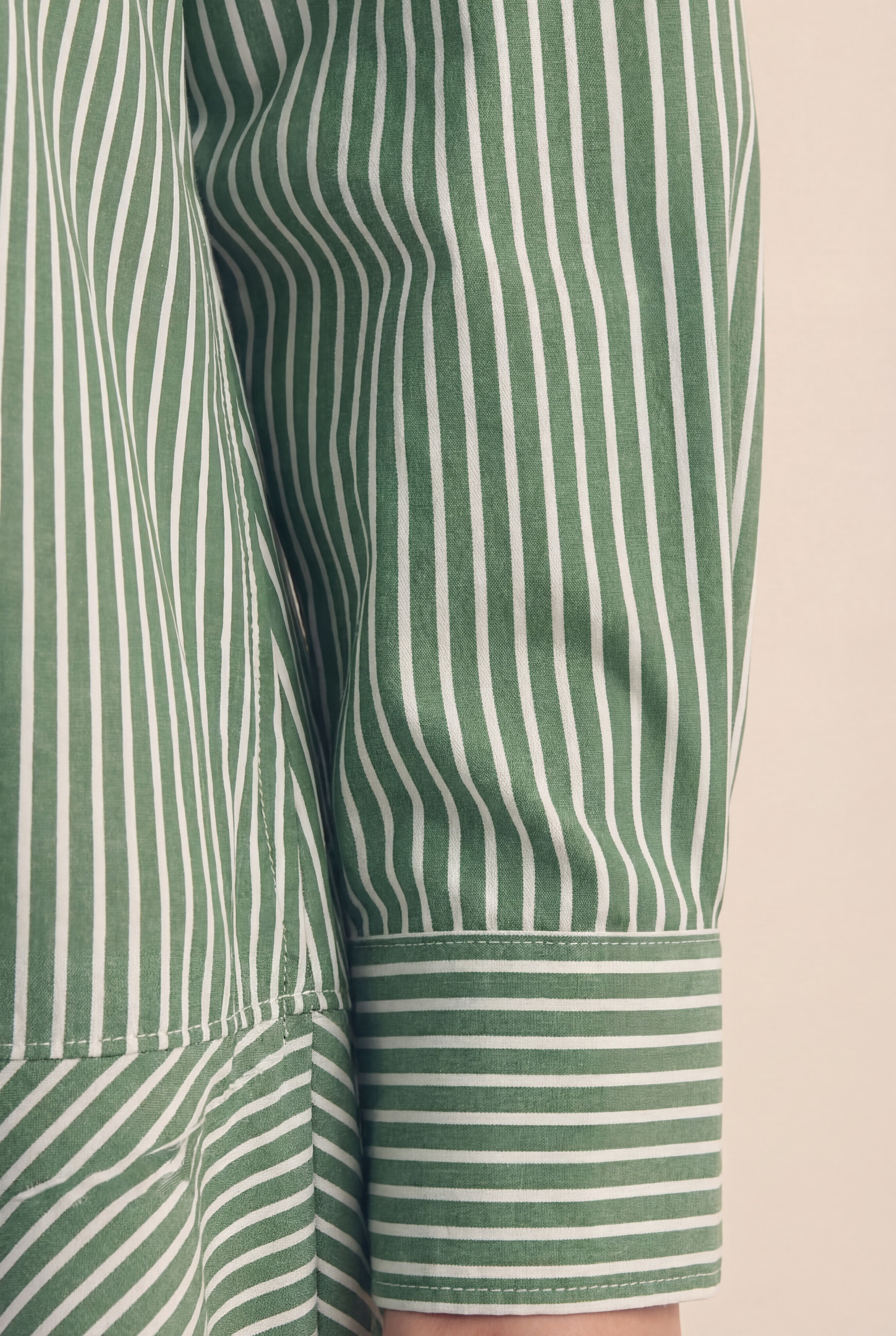 Long Sleeve Striped Mini Dress (detail view 3)