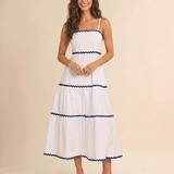 Luciana Trim Maxi Dress – Elegant Maxi Dress for Women (detail view 4)