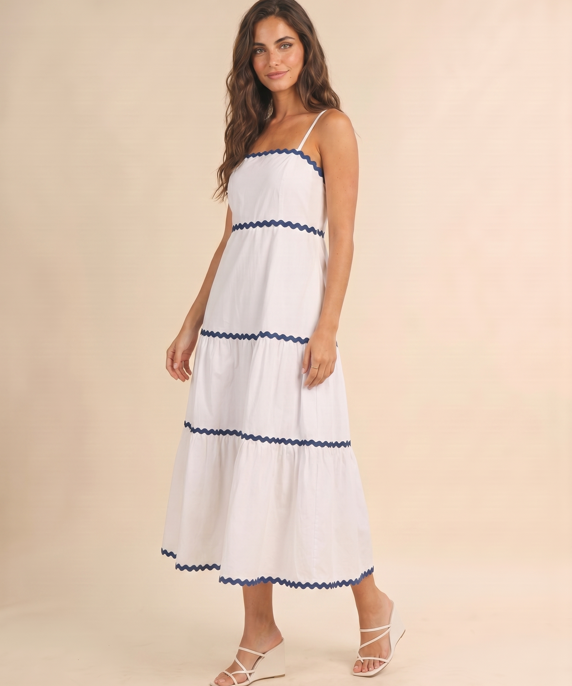 Luciana Trim Maxi Dress – Elegant Maxi Dress for Women