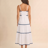 Luciana Trim Maxi Dress – Elegant Maxi Dress for Women (detail view 3)