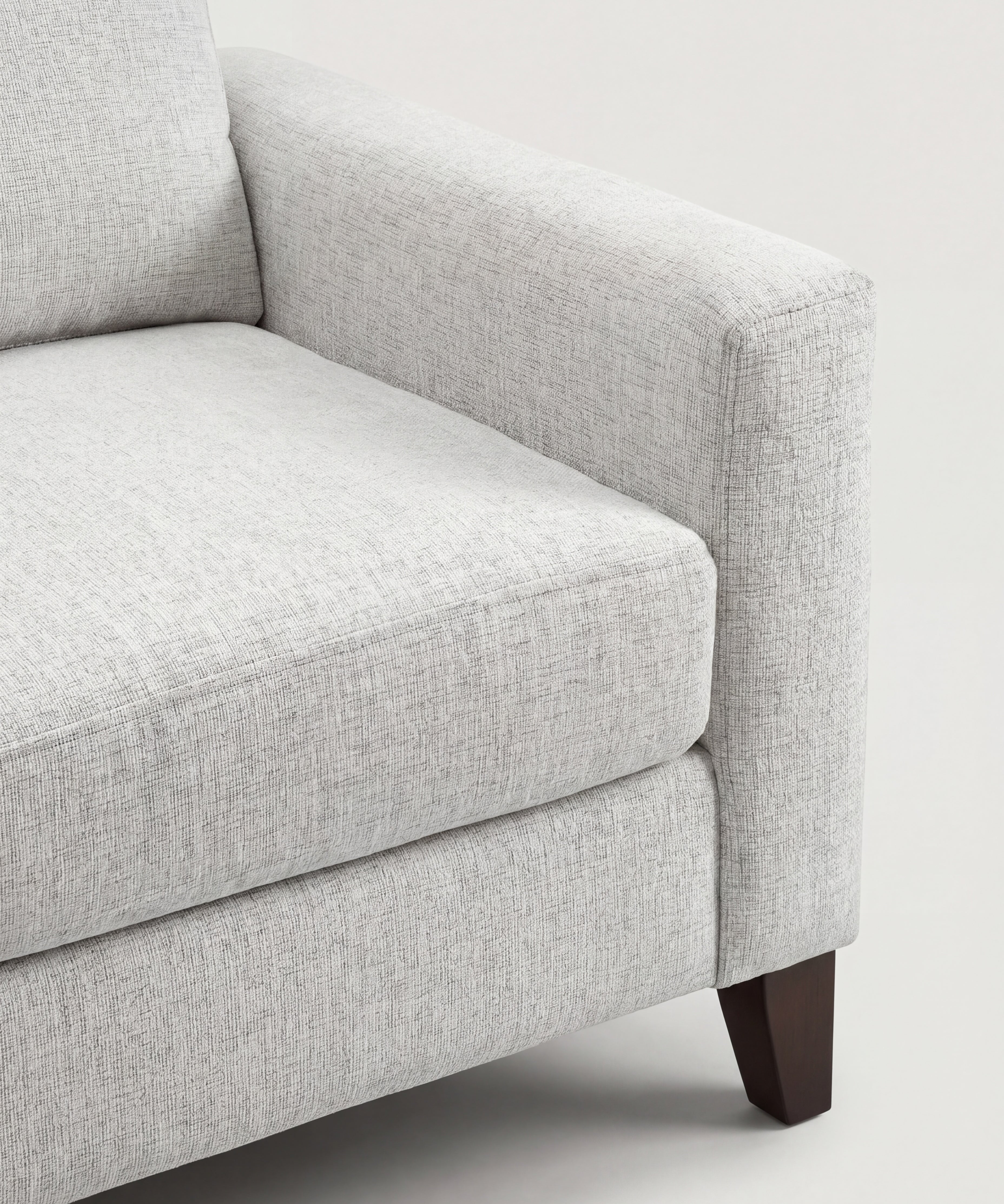 The Luna Modern Upholstered Accent Chair (detail view 2)