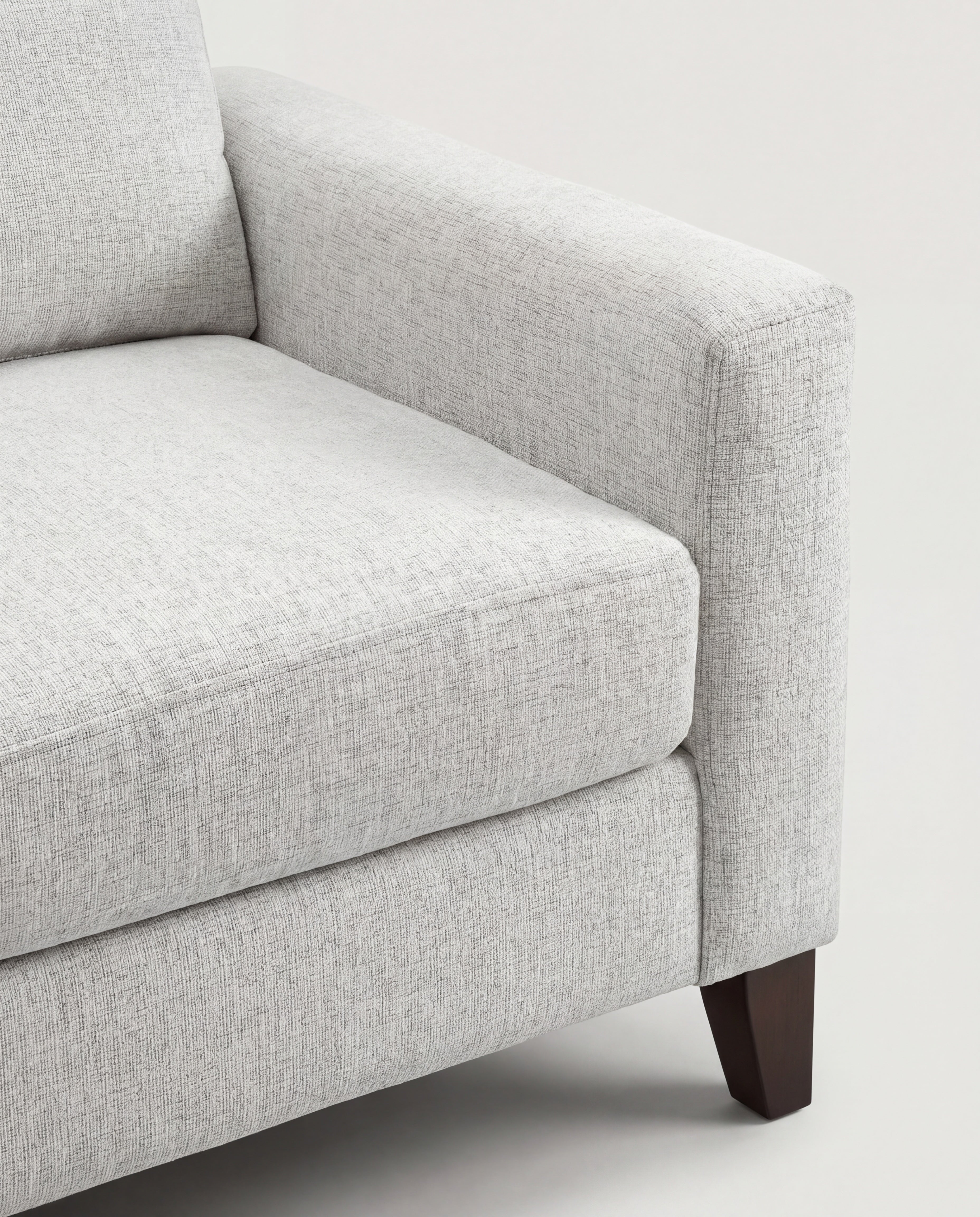 The Luna Modern Upholstered Accent Chair (detail view 2)