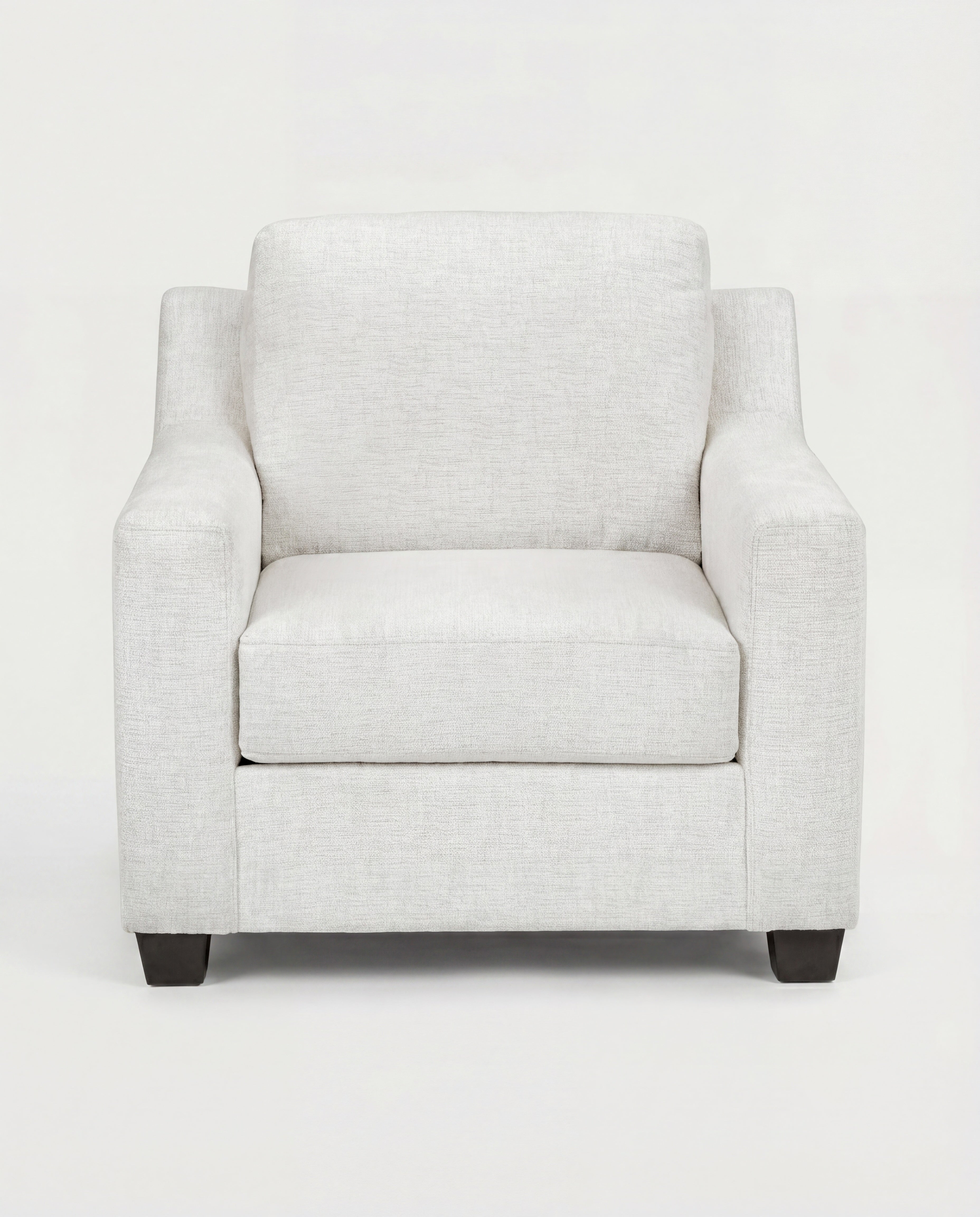 The Luna Modern Upholstered Accent Chair (detail view 4)
