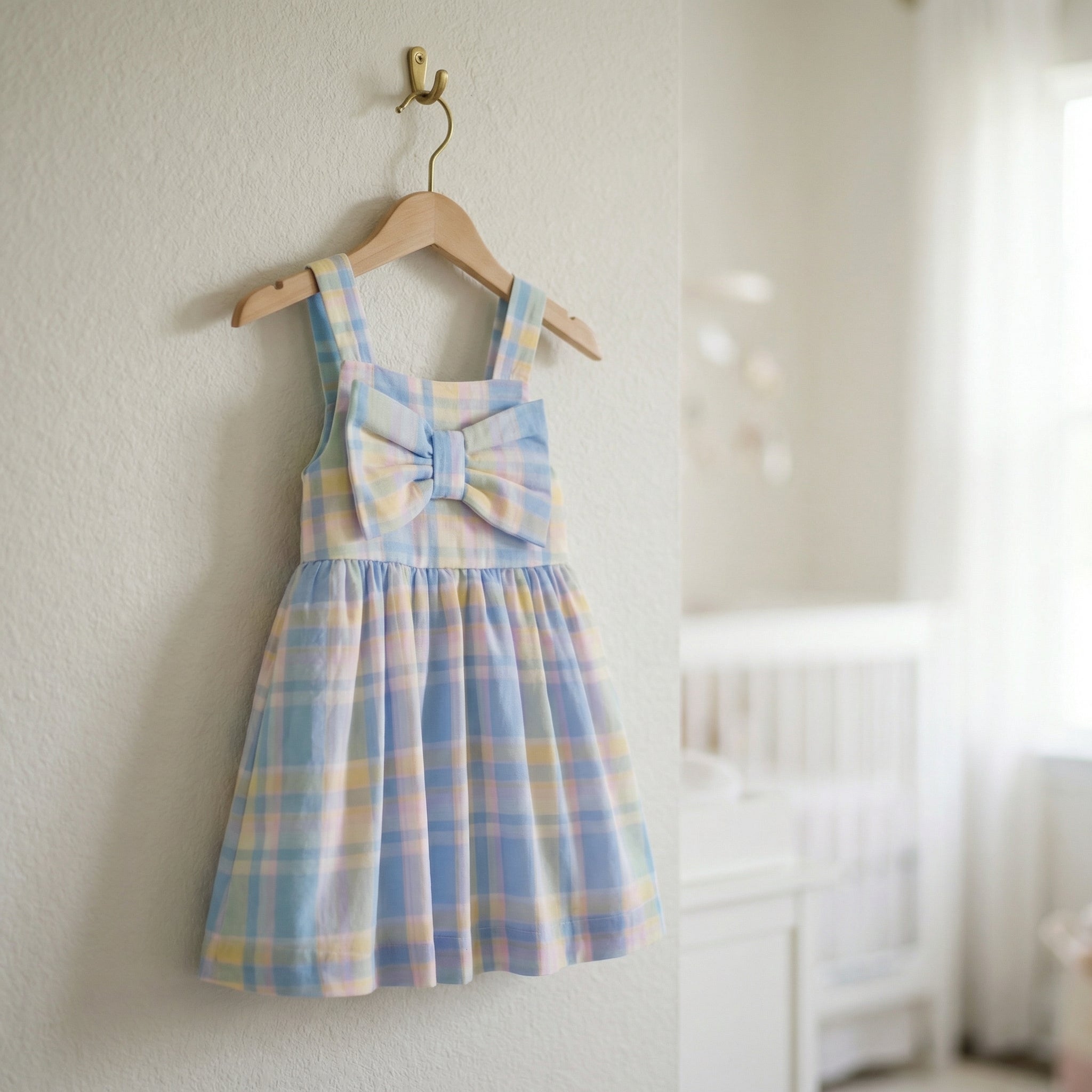 Madras Plaid Dress (detail view 3)
