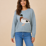Mallard Duck Knit Sweater