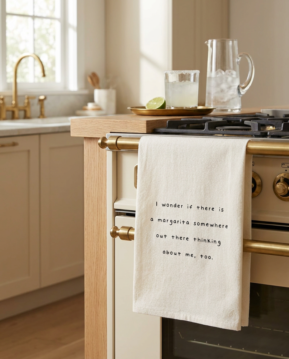 Margarita Somewhere Tea Towel